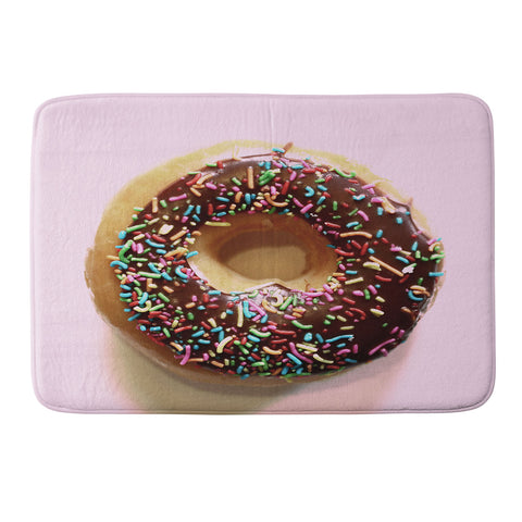 Ballack Art House Donut and pink Memory Foam Bath Mat