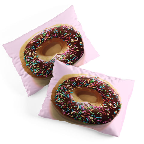 Ballack Art House Donut and pink Pillow Shams