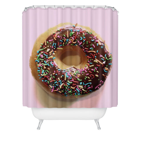 Ballack Art House Donut and pink Shower Curtain