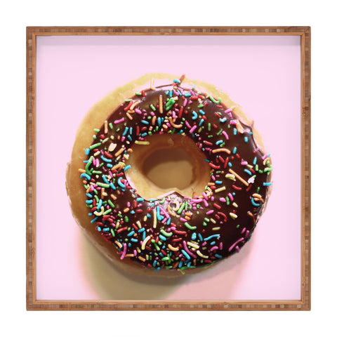 Ballack Art House Donut and pink Square Tray