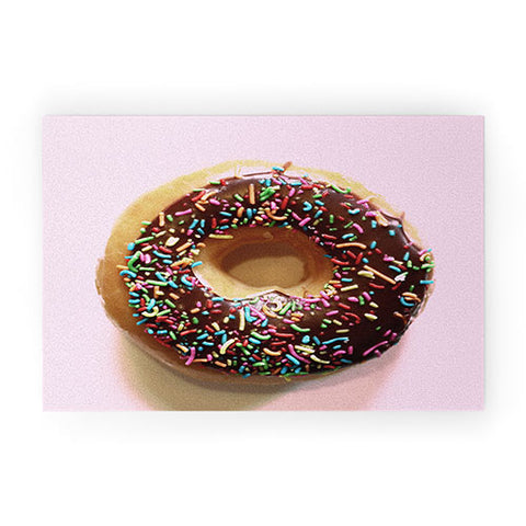 Ballack Art House Donut and pink Welcome Mat