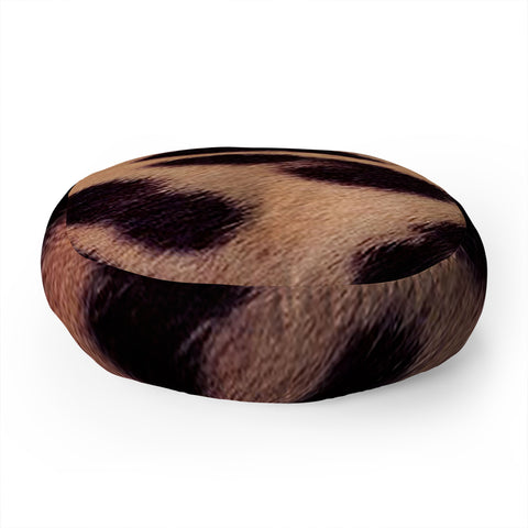 Ballack Art House Leopard 1986 Floor Pillow Round