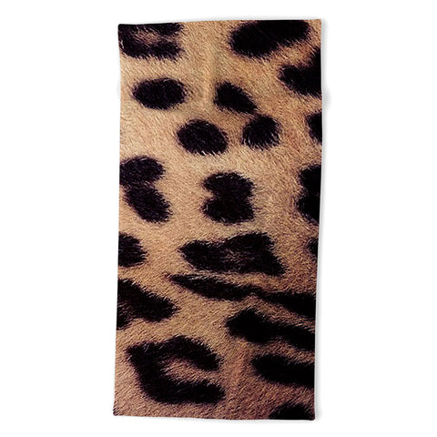 Ballack Art House Leopard 1986 Beach Towel