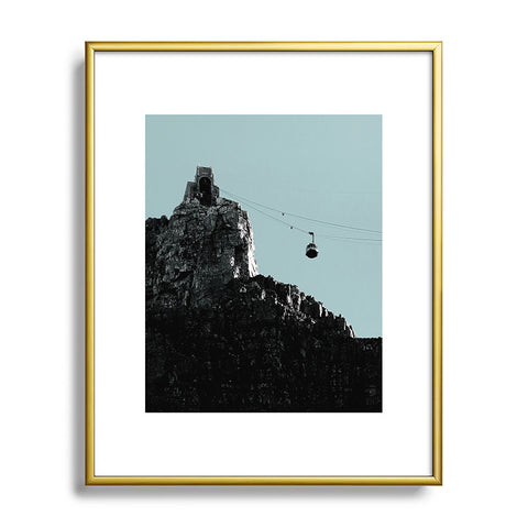 Ballack Art House Table Mountain Metal Framed Art Print