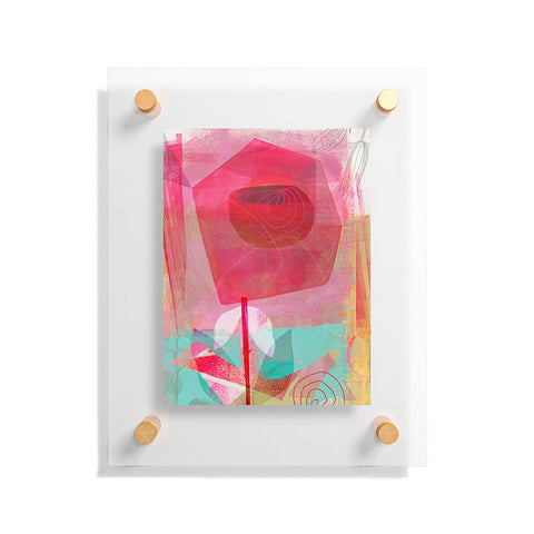 Barbara Chotiner A Rose is a Rose Floating Acrylic Print