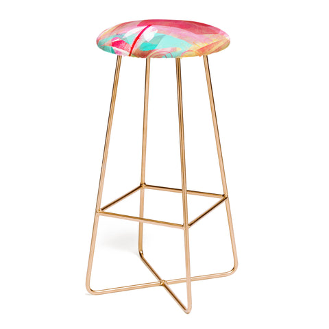 Barbara Chotiner A Rose is a Rose Bar Stool