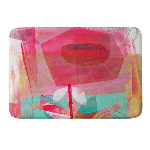 Barbara Chotiner A Rose is a Rose Memory Foam Bath Mat