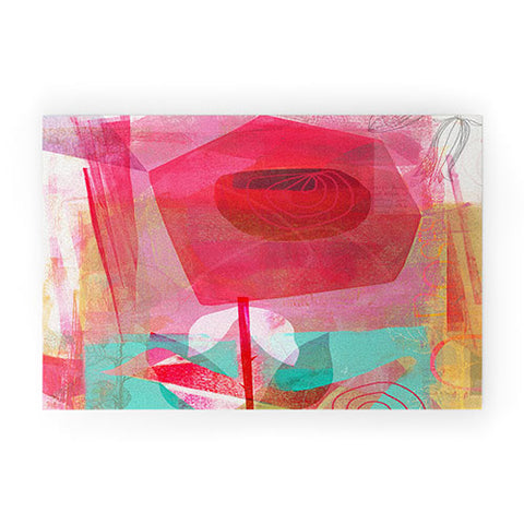 Barbara Chotiner A Rose is a Rose Welcome Mat