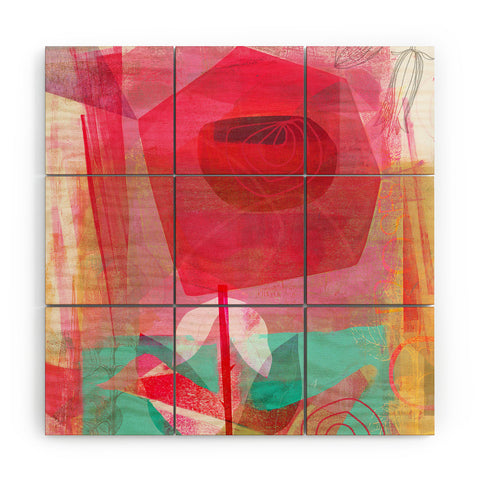 Barbara Chotiner A Rose is a Rose Wood Wall Mural