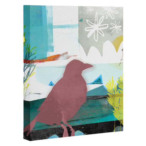 Barbara Chotiner Bird plus Ocean Art Canvas