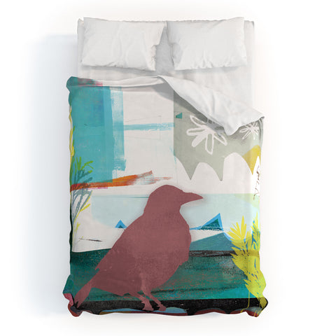 Barbara Chotiner Bird plus Ocean Duvet Cover