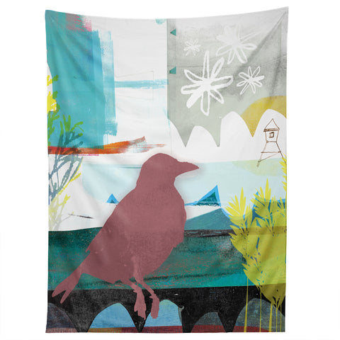 Barbara Chotiner Bird plus Ocean Tapestry