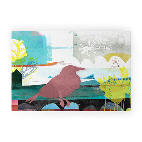 Barbara Chotiner Bird plus Ocean Welcome Mat