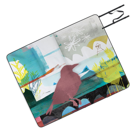 Barbara Chotiner Bird plus Ocean Picnic Blanket