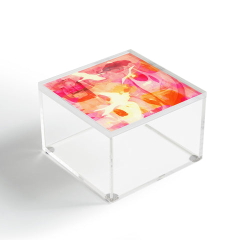 Barbara Chotiner flying to pink paradise Acrylic Box