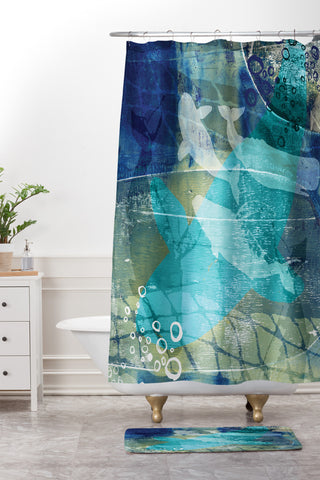 Barbara Chotiner Ocean Dream Shower Curtain And Mat
