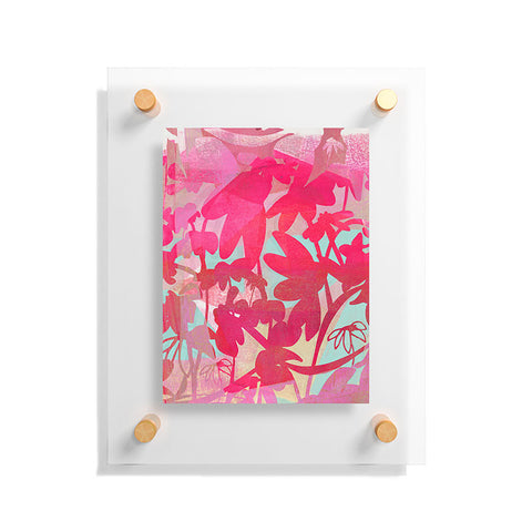 Barbara Chotiner Pinky Susan Florals Floating Acrylic Print