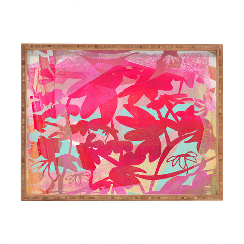 Barbara Chotiner Pinky Susan Florals Rectangular Tray