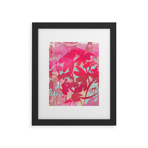 Barbara Chotiner Pinky Susan Florals Framed Art Print