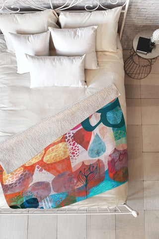 Barbara Chotiner Soar Fleece Throw Blanket