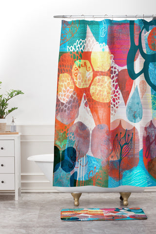 Barbara Chotiner Soar Shower Curtain And Mat