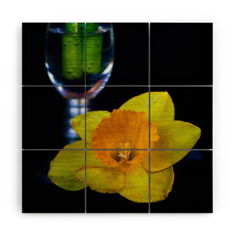 Barbara Sherman Daffodil Wood Wall Mural