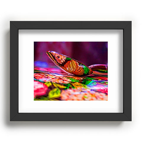 Barbara Sherman Dayglo Spoon Recessed Framing Rectangle