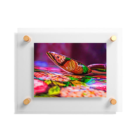 Barbara Sherman Dayglo Spoon Floating Acrylic Print