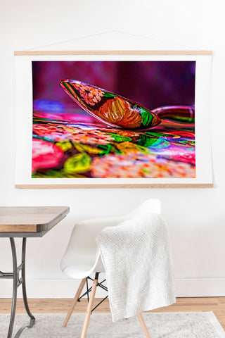 Barbara Sherman Dayglo Spoon Art Print And Hanger