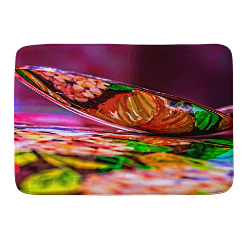 Barbara Sherman Dayglo Spoon Memory Foam Bath Mat