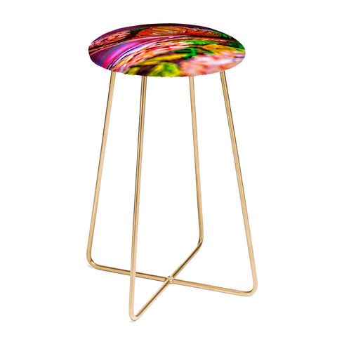 Barbara Sherman Dayglo Spoon Counter Stool
