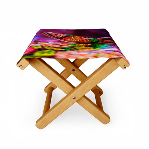 Barbara Sherman Dayglo Spoon Folding Stool