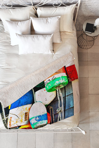 Barbara Sherman Down East Fleece Throw Blanket