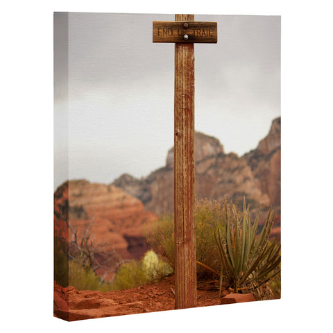 Barbara Sherman End Of Trail Art Canvas