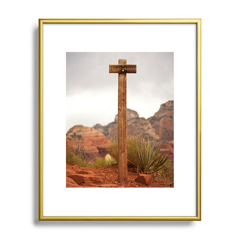 Barbara Sherman End Of Trail Metal Framed Art Print