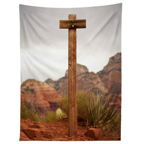 Barbara Sherman End Of Trail Tapestry