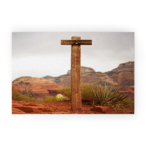 Barbara Sherman End Of Trail Welcome Mat