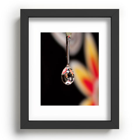 Barbara Sherman Floral Drop Recessed Framing Rectangle