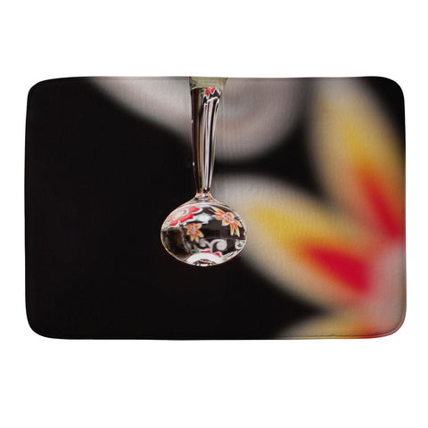 Barbara Sherman Floral Drop Memory Foam Bath Mat