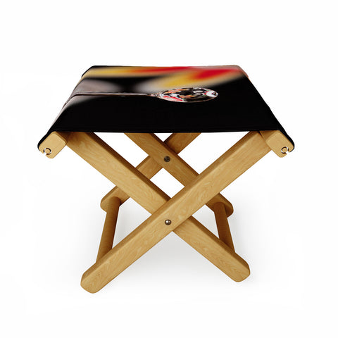 Barbara Sherman Floral Drop Folding Stool