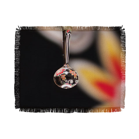 Barbara Sherman Floral Drop Throw Blanket