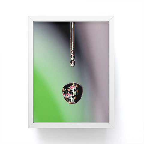 Barbara Sherman Jeweled Drop Framed Mini Art Print