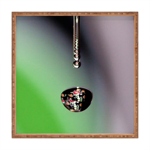 Barbara Sherman Jeweled Drop Square Tray