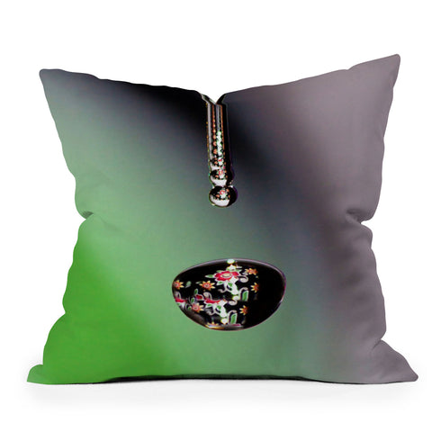 Barbara Sherman Jeweled Drop Throw Pillow