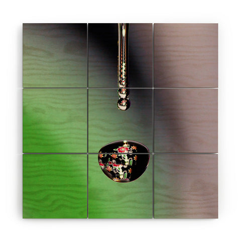 Barbara Sherman Jeweled Drop Wood Wall Mural
