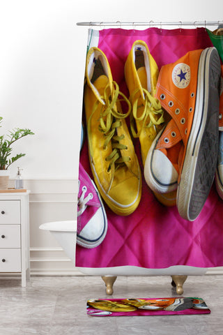 Barbara Sherman My Shoes Shower Curtain And Mat