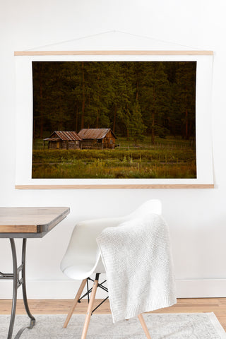 Barbara Sherman Peaceful Ranch Art Print And Hanger