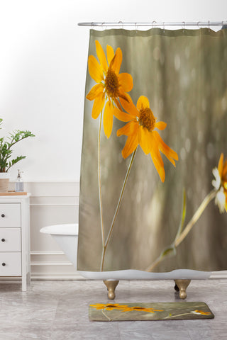 Barbara Sherman Rainy Day Shower Curtain And Mat