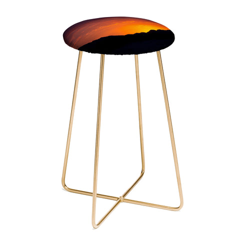 Barbara Sherman Sunset Glory Counter Stool