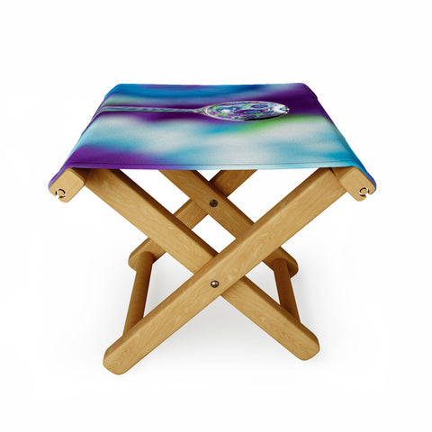 Barbara Sherman Tie Dye Folding Stool